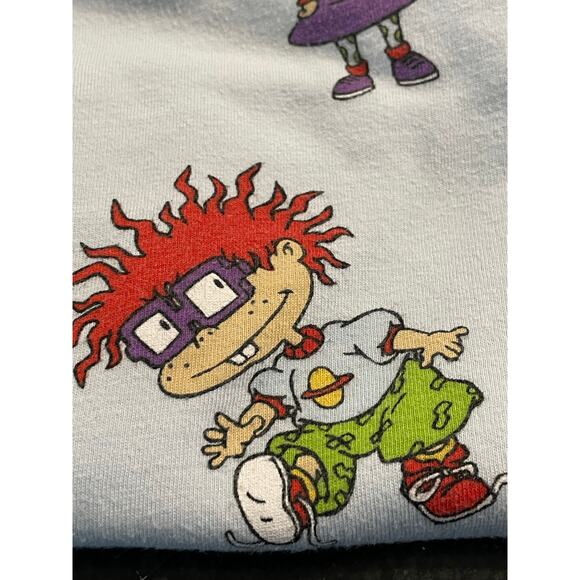 Rugrats Nickelodeon cropped short sleeve tee Large, 90's Y2K Era - Picture 4 of 9